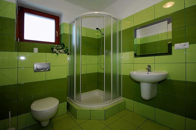 Zelena kopalnica s prho