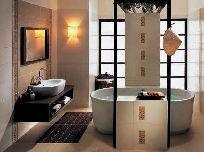 Posebnosti japonskega sloga za kopalnico