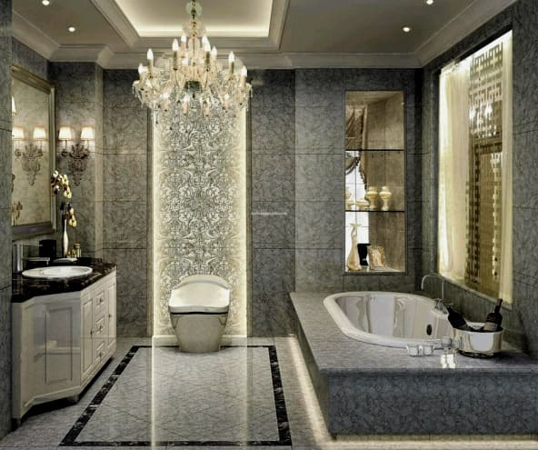 Luksuzna zasnova kopalnice