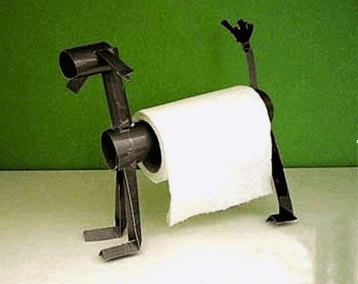 Kreativno držalo za papirnate brisače